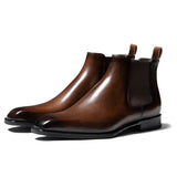 Chelsea-laarzen van lakleer met elegante pasvorm en hoog comfort