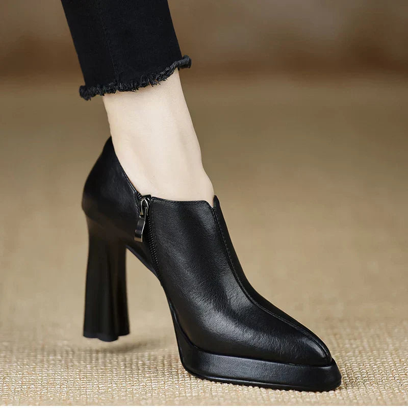 Elegante pumps met hoge hak en plateauzool voor extra comfort