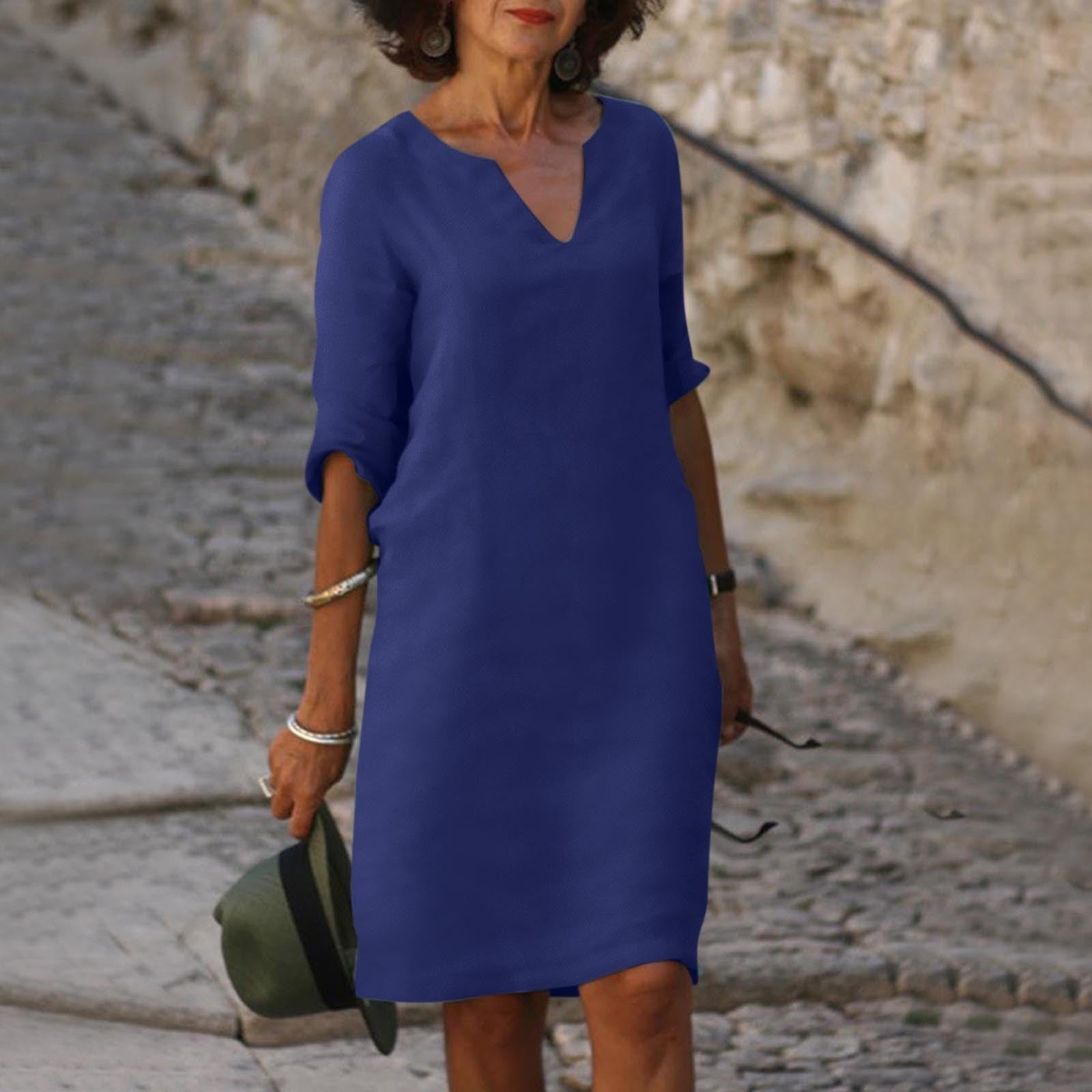 Zomerjurk met elegante pasvorm en veelzijdige stijl