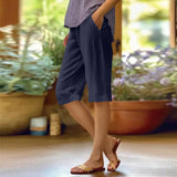 Zomershort met relaxte pasvorm voor casual elegantie