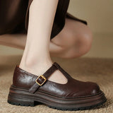 T-Bar Schoenen met vintage silhouet en dagelijks comfort