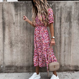 Lila | Zomerjurk met kleurrijk design en ademende stof