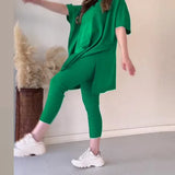 Kara | Legging & Top Set met losvallende pasvorm en stretch comfort