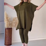 Kara | Legging & Top Set met losvallende pasvorm en stretch comfort