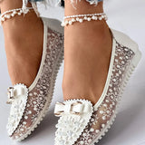 Orthopedische ballerina's met pijnverlichting en bloemdesign