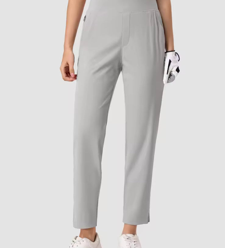 Enkellange broek met comfortabele pasvorm en nette uitstraling