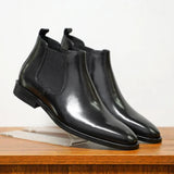 Chelsea-laarzen van lakleer met elegante pasvorm en hoog comfort
