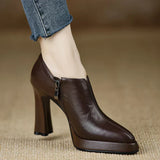 Elegante pumps met hoge hak en plateauzool voor extra comfort