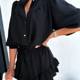 Lieselot | Top en shorts set met comfortabele pasvorm voor zomerse dagen