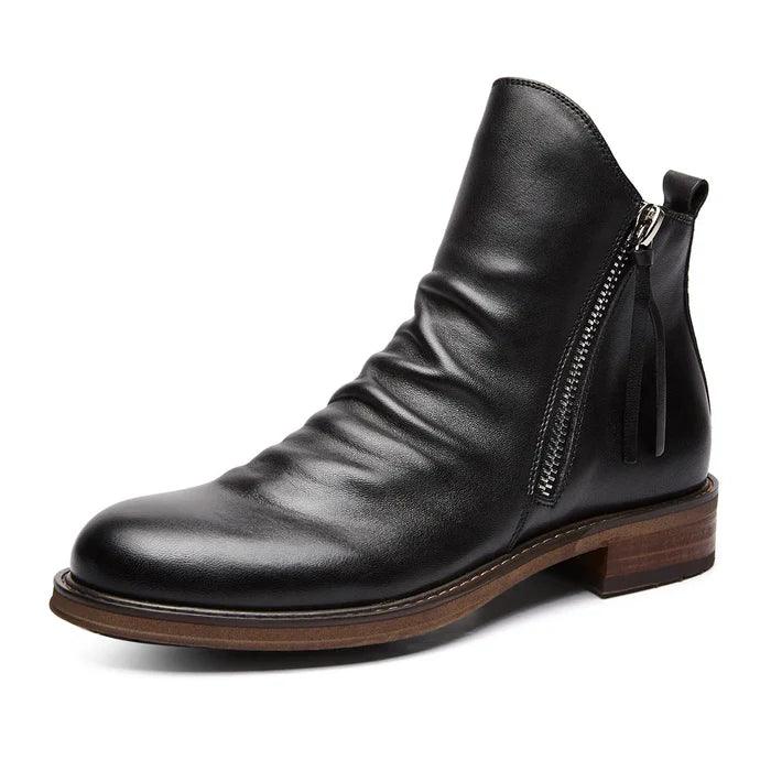 Chelsea Boots met cavallino-afwerking en tijdloze uitstraling