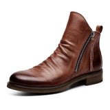 Chelsea Boots met cavallino-afwerking en tijdloze uitstraling