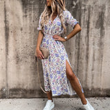 Lila | Zomerjurk met kleurrijk design en ademende stof