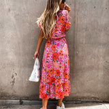 Lila | Zomerjurk met kleurrijk design en ademende stof