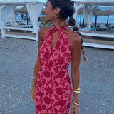 Carlee | Zomerjurk met kleurrijk print en luchtige pasvorm