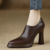 Elegante pumps met hoge hak en plateauzool voor extra comfort