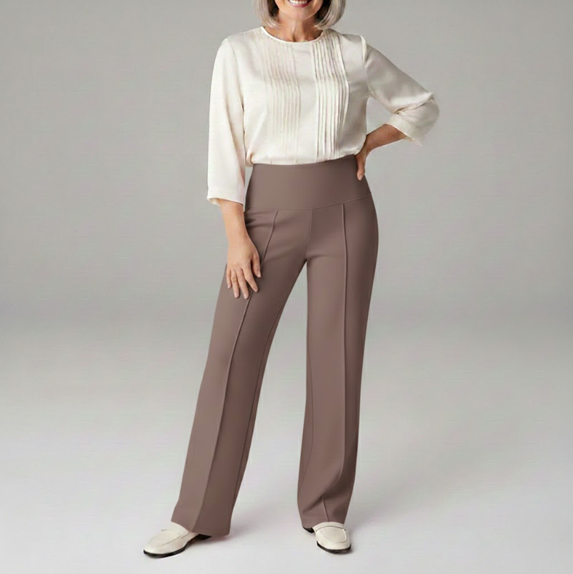 Sophie | Elegante Broek met Hoge Taille