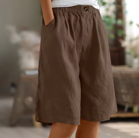 Shorts met luchtige pasvorm en comfortabele snit voor zomerdagen