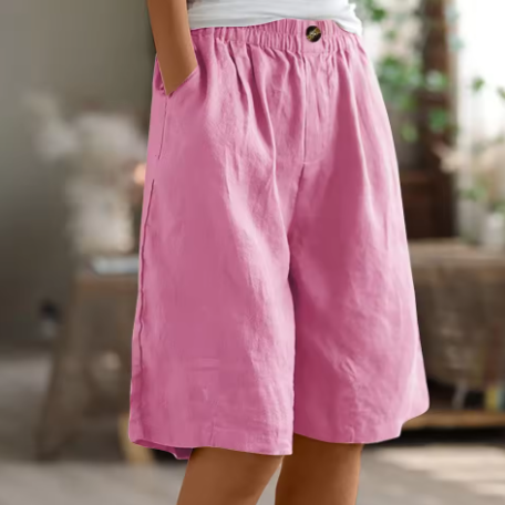 Shorts met luchtige pasvorm en comfortabele snit voor zomerdagen