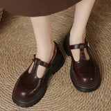 T-Bar Schoenen met vintage silhouet en dagelijks comfort