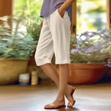 Zomershort met relaxte pasvorm voor casual elegantie