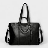 Leren Tote Bag met ruim design voor dagelijks gebruik