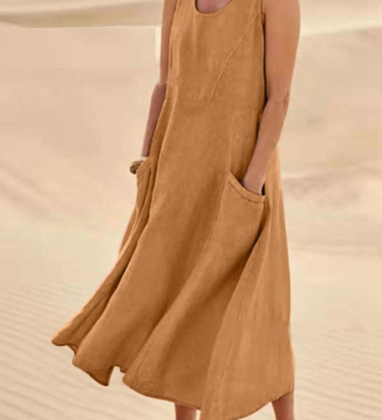 Zomerjurk met elegante pasvorm voor warme dagen