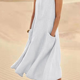 Zomerjurk met elegante pasvorm voor warme dagen
