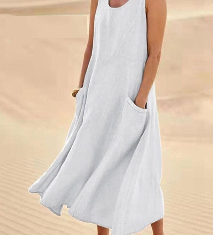 Zomerjurk met elegante pasvorm voor warme dagen