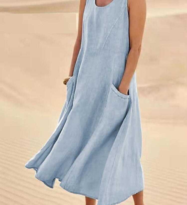 Zomerjurk met elegante pasvorm voor warme dagen