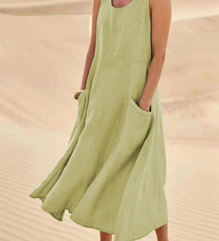 Zomerjurk met elegante pasvorm voor warme dagen