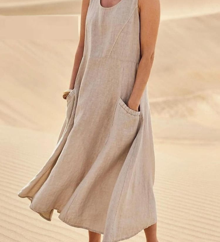 Zomerjurk met elegante pasvorm voor warme dagen