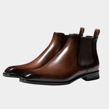 Chelsea-laarzen van lakleer met elegante pasvorm en hoog comfort