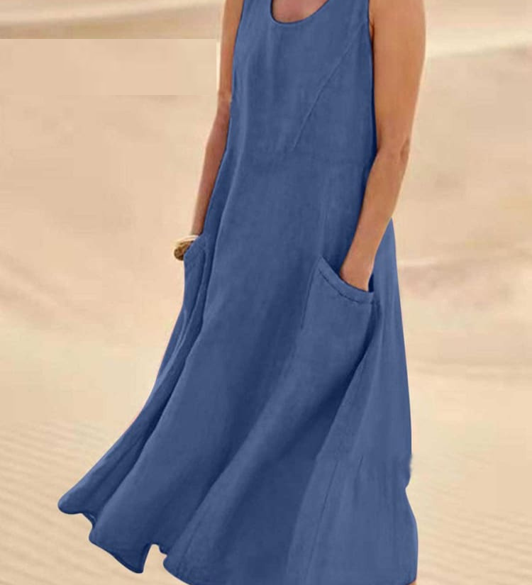 Zomerjurk met elegante pasvorm voor warme dagen
