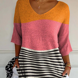 Gebreide top met lichte knit blend voor dagelijks comfort