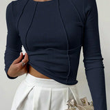 Haisley | Longsleeve met tijdloos design en comfortabele pasvorm