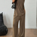Off-shoulder set met elegante pasvorm voor casual chic