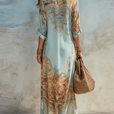 Cleo™ | Elegante Mediterrane Blousejurk