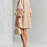 Amara | Elegante Mini-Jurk met Bloemendetails