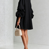 Amara | Elegante Mini-Jurk met Bloemendetails
