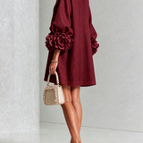 Amara | Elegante Mini-Jurk met Bloemendetails