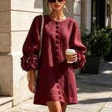 Amara | Elegante Mini-Jurk met Bloemendetails