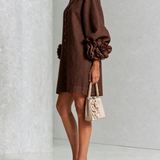 Amara | Elegante Mini-Jurk met Bloemendetails