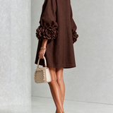 Amara | Elegante Mini-Jurk met Bloemendetails