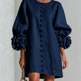 Amara | Elegante Mini-Jurk met Bloemendetails
