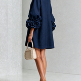 Amara | Elegante Mini-Jurk met Bloemendetails