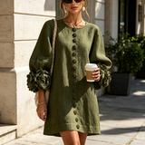 Amara | Elegante Mini-Jurk met Bloemendetails