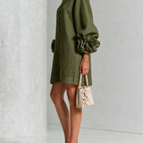 Amara | Elegante Mini-Jurk met Bloemendetails