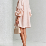 Amara | Elegante Mini-Jurk met Bloemendetails