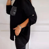 Katalina | Top met glitterpailletten voor een stijlvolle casual look