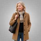 Elegante Cape met Tijdloos Design en Veelzijdige Pasvorm